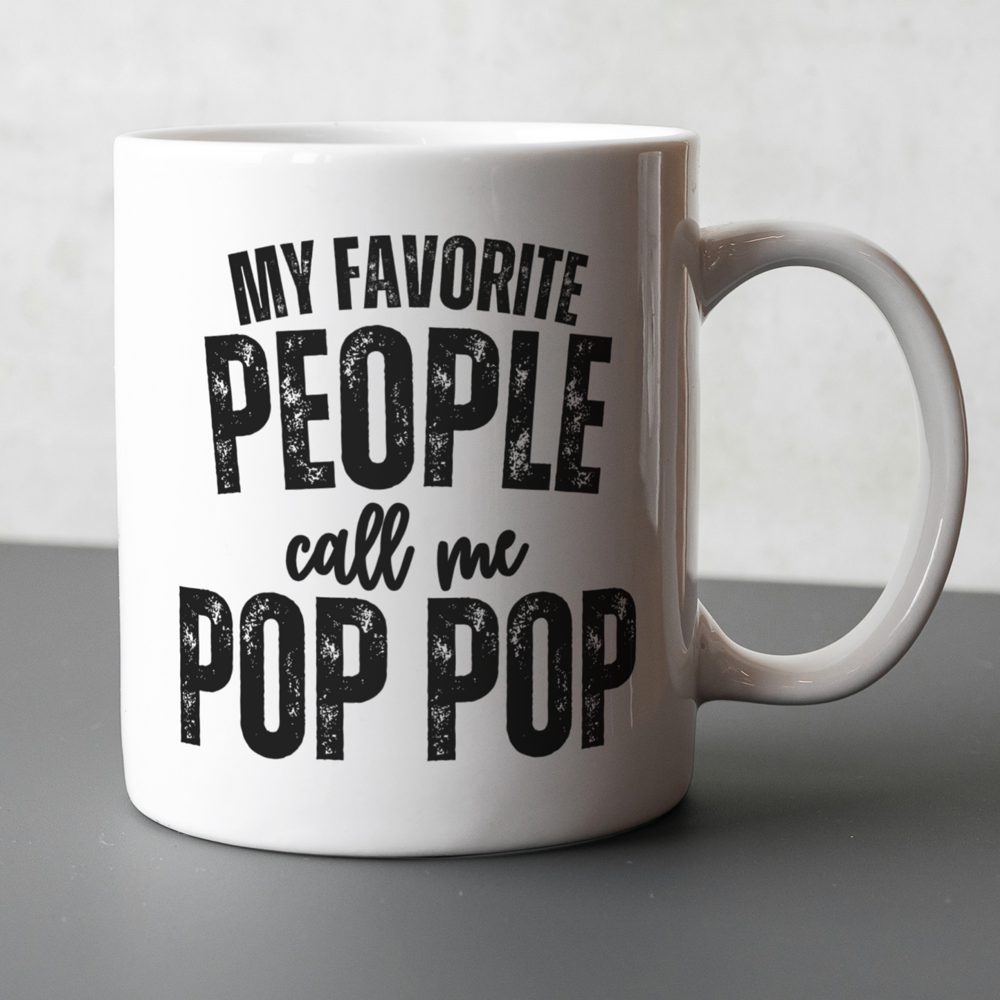 My Favorite People Call Me Papa White Mug