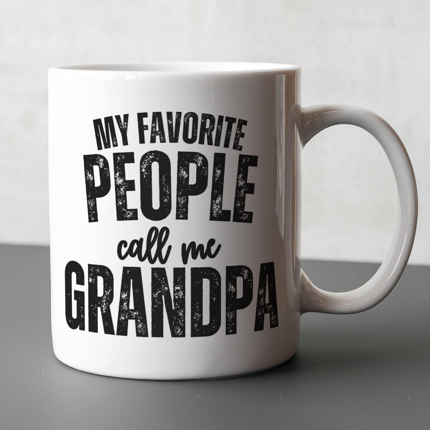 My Favorite People Call Me Papa White Mug